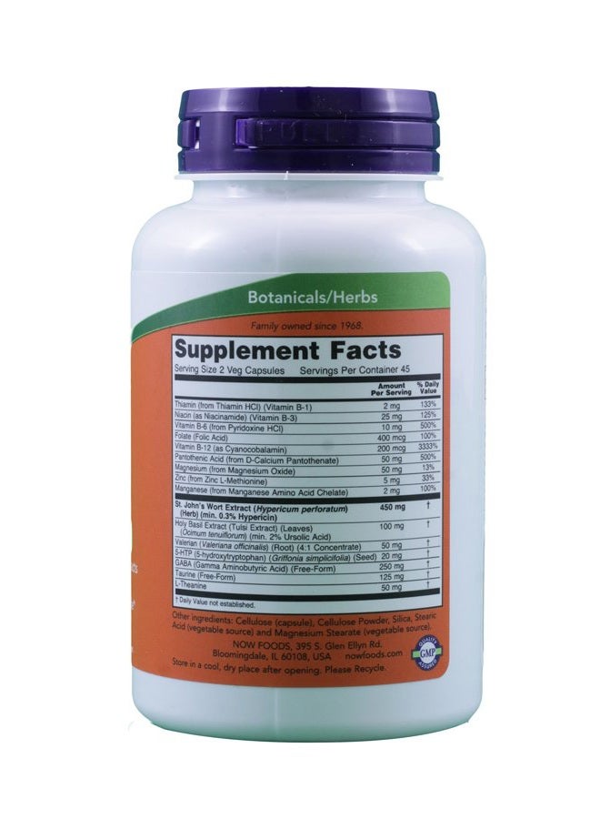 Now Foods Mood Support With St Johns Wort 180 - Image 2